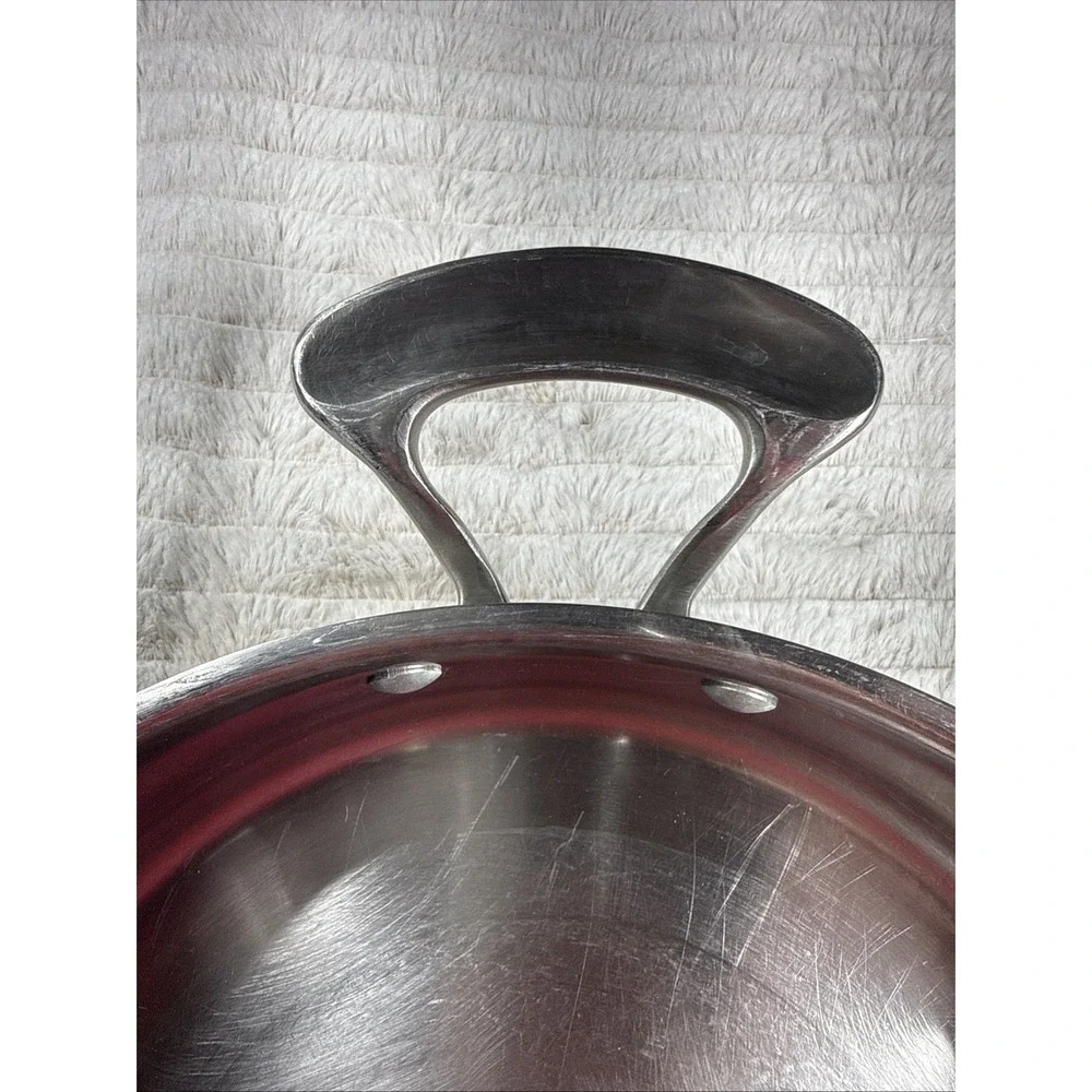 Artisan Professional Cookware Copper Bottom Stainless Steel Skillet Pan 12 Inch